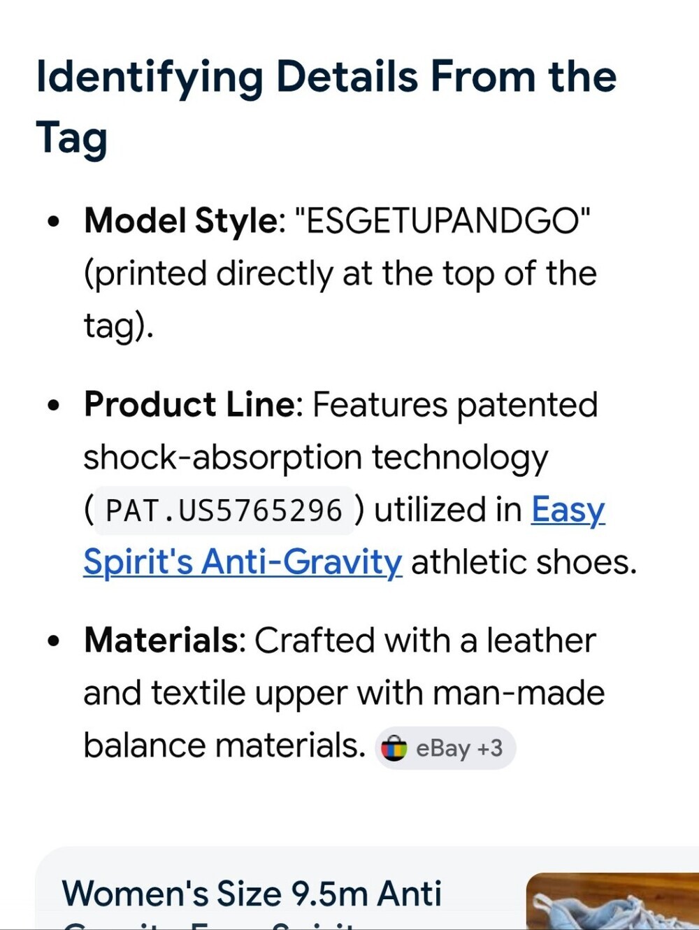 EasySpirit "GETUPANDGO" Women's Walking Sneakers - Picture 12 of 13